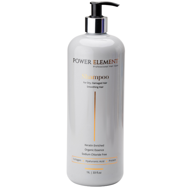 שמפו לשיער - שמפו לשיער יבש, פגום ולשיער שעבר החלקה POWER ELEMENT עשיר בקרטין 1 ליטר מאת פאוור אלמנט POWER ELEMENT | | אידיאלית ל- ללא מלחים פאוור אלמנט שמפו לשיער | מושלמת ל- {{ product_use_case }}