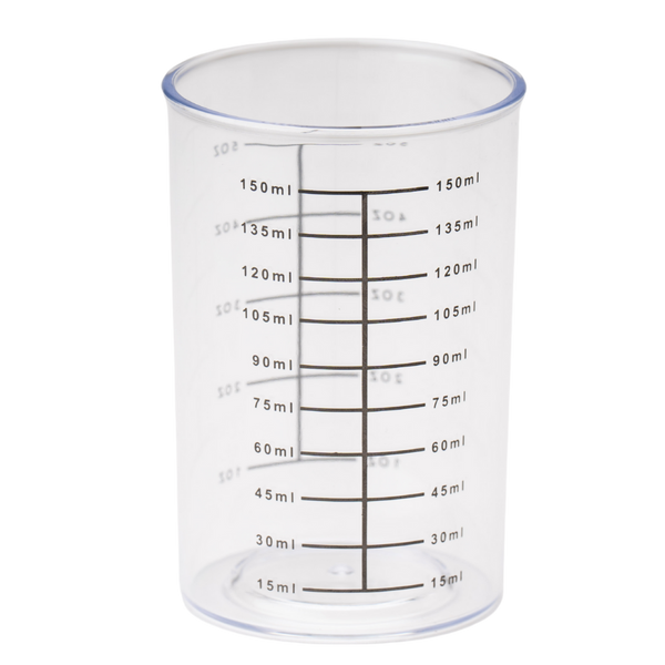 כוס מדידה - כוס מדידה נשר 150 מ"ל שקופה מאת וולדן Welldan | | אידיאלית ל- וולדן עזרים לצביעה | מושלמת ל- {{ product_use_case }}