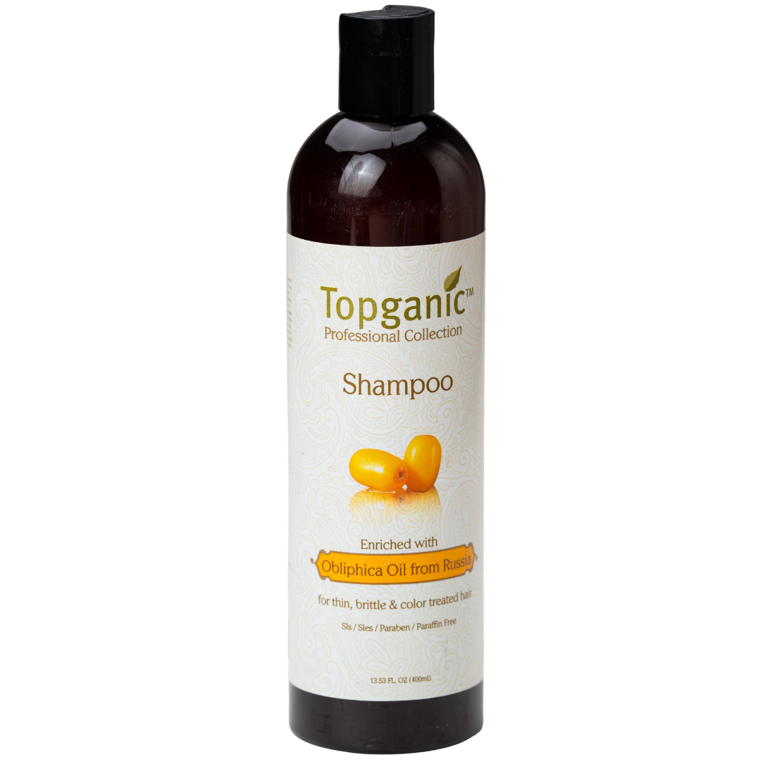 שמפו לשיער - שמפו אובליפיחה TOPGANIC לשיער דק, שביר וצבוע טופגניק 400 מ"ל מאת טופגניק TOPGANIC | | אידיאלית ל- טופגניק שמפו לשיער | מושלמת ל- {{ product_use_case }}