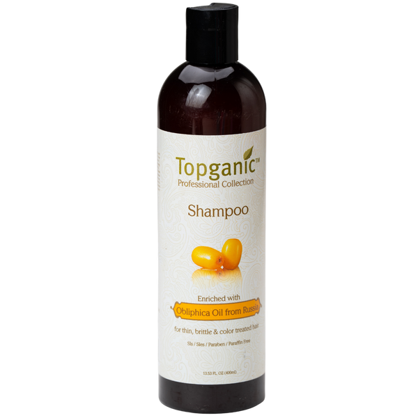 שמפו לשיער - שמפו אובליפיחה TOPGANIC לשיער דק, שביר וצבוע טופגניק 400 מ"ל מאת טופגניק TOPGANIC | | אידיאלית ל- טופגניק שמפו לשיער | מושלמת ל- {{ product_use_case }}