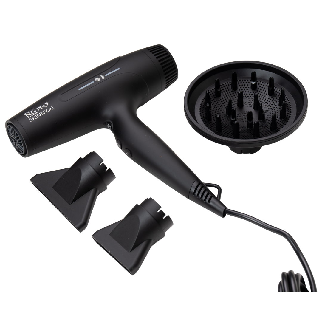 מייבש שיער - מיבש שיער סקיני הדור החדש SKINNY AI TURBO POWER – NG PRO גדעון קוסמטיקס מאת גדעון קוסמטיקס GIDON COSMETICS | | אידיאלית ל- גדעון קוסמטיקס מייבשי שיער מייבשי שיער מקצועיים | מושלמת ל- {{ product_use_case }}
