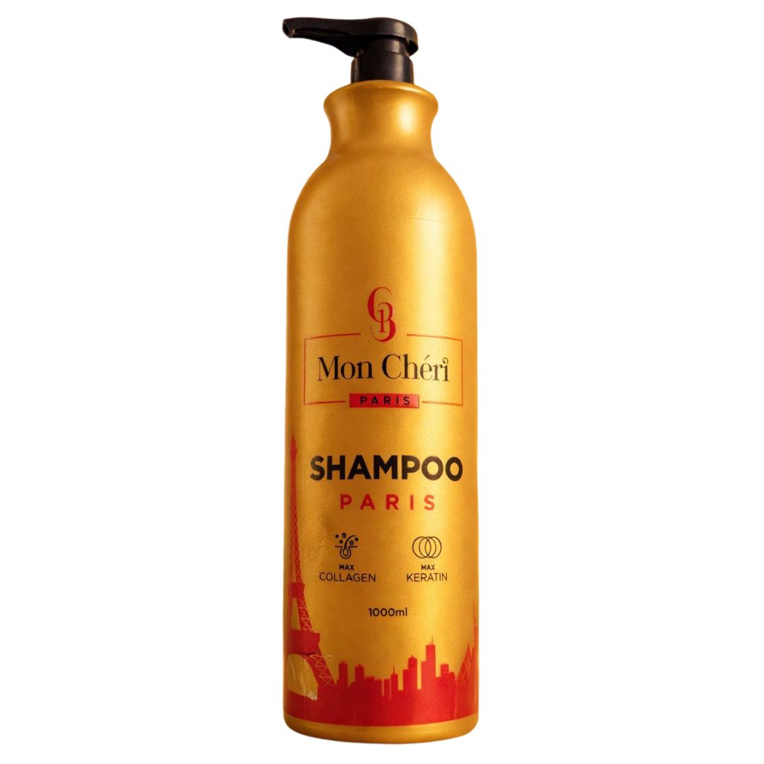 שמפו לשיער - שמפו לשיקום אינטנסיבי MON CHERI בשילוב קרטין וקולגן פריז 1000 מ"ל מאת 613 | | אידיאלית ל- 613 ללא מלחים שמפו לשיער | מושלמת ל- {{ product_use_case }}