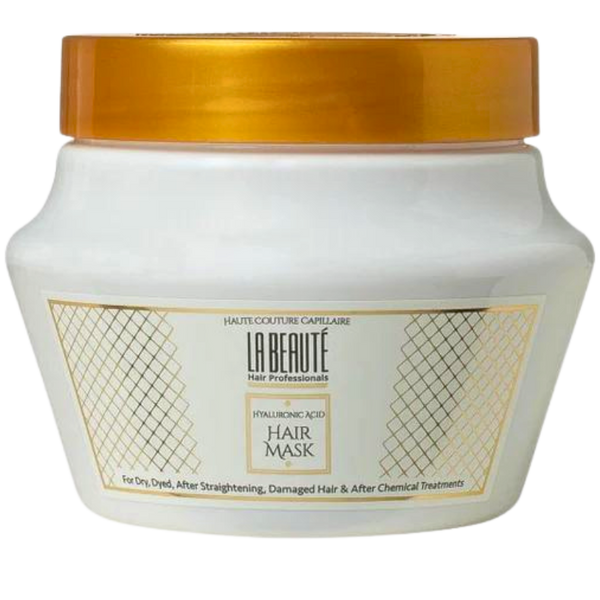 מסכה לשיער - מסכה היאלורונית לשיער יבש\פגום LA BEAUTE לה בוטה 500 מ"ל מאת לה בוטה LA BEAUTE | | אידיאלית ל- לה בוטה ללא מלחים מסכה לשיער שיקום שיער | מושלמת ל- {{ product_use_case }}