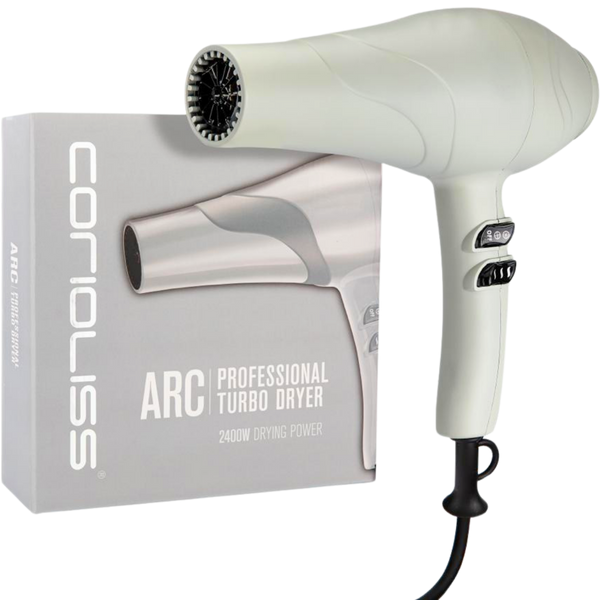 מכשירים חשמליים - מייבש שיער מקצועי CORIOLISS ARC בשלושה צבעים מרהיבים קוריוליס 2400W מאת קוריוליס CORIOLISS | אפור | אידיאלית ל- מייבשי שיער קוריוליס | מושלמת ל- {{ product_use_case }}