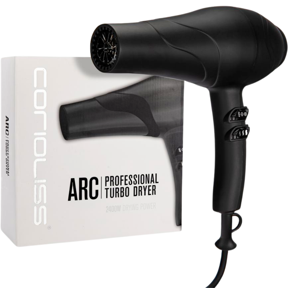 מכשירים חשמליים - מייבש שיער מקצועי CORIOLISS ARC בשלושה צבעים מרהיבים קוריוליס 2400W מאת קוריוליס CORIOLISS | | אידיאלית ל- מייבשי שיער קוריוליס | מושלמת ל- {{ product_use_case }}