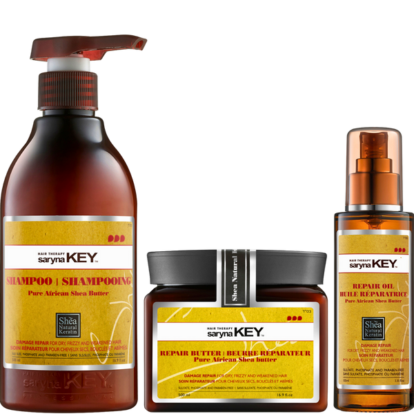 מארזי שי - מארז טיפוח לשיער SARYNA KEY לשיער יבש ופגום שמפו+ מסכה+ שמן סרום סרינה קיי מאת סרינה קיי SARYNA KEY | | אידיאלית ל- מארזי שי סרינה קיי שיקום שיער | מושלמת ל- {{ product_use_case }}
