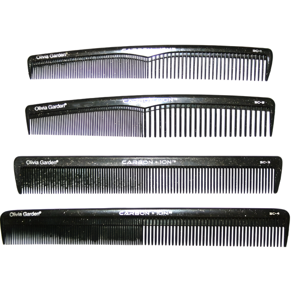 מסרק לשיער - סט מסרקי קרבון SC אוליביה גארדן מאת אוליביה גרדן OLIVIA GARDEN | | אידיאלית ל- אוליביה גרדן וולדן מסרקי יוקרה מסרקים לשיער | מושלמת ל- {{ product_use_case }}