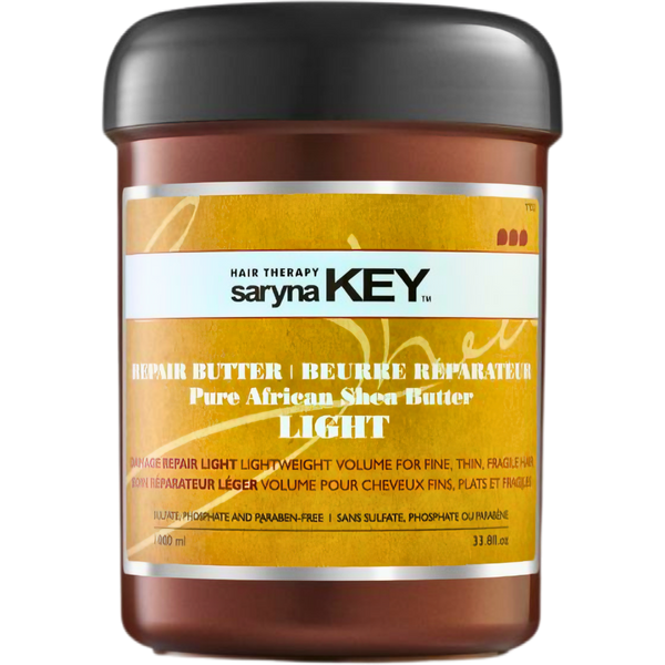 מסכה לשיער - מסכת חמאת שיאה לייט SARINA KEY LIGHT לשיקום שיער יבש, דק, עדין ושברירי סרינה קיי 1000 מ"ל מאת סרינה קיי SARYNA KEY | | אידיאלית ל- מסכה לשיער סרינה קיי | מושלמת ל- {{ product_use_case }}