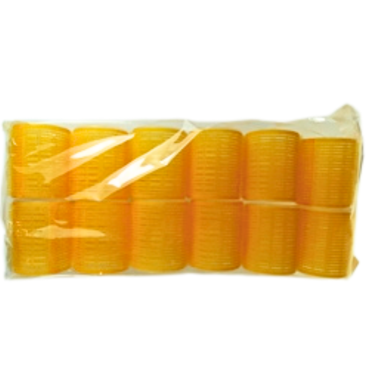 רולים לשיער - מארז 12רולים נצמדים לשיער 50 מ"מ צבע צהוב\ ירוק מאת 2Hair | | אידיאלית ל- מוצרים לספר סלסול שיער | מושלמת ל- {{ product_use_case }}