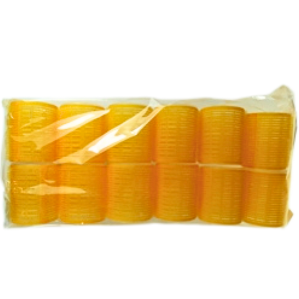 רולים לשיער - מארז 12רולים נצמדים לשיער 50 מ"מ צבע צהוב\ ירוק מאת 2Hair | | אידיאלית ל- מוצרים לספר סלסול שיער | מושלמת ל- {{ product_use_case }}