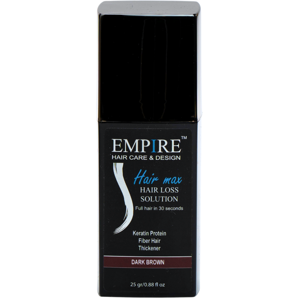 סיבי שיער - סיבי שיער הייר מקס אמפייר חום כהה 25 גרם מאת קיון KEUNE | | אידיאלית ל- סיבי שיער קיון | מושלמת ל- {{ product_use_case }}