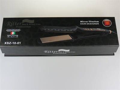 מכשירים חשמליים - מחליק טיטניום לשיער RITTER XSZ-01 ריטר מאת ריטר RITTER | | אידיאלית ל- מחליקי שיער ריטר | מושלמת ל- {{ product_use_case }}