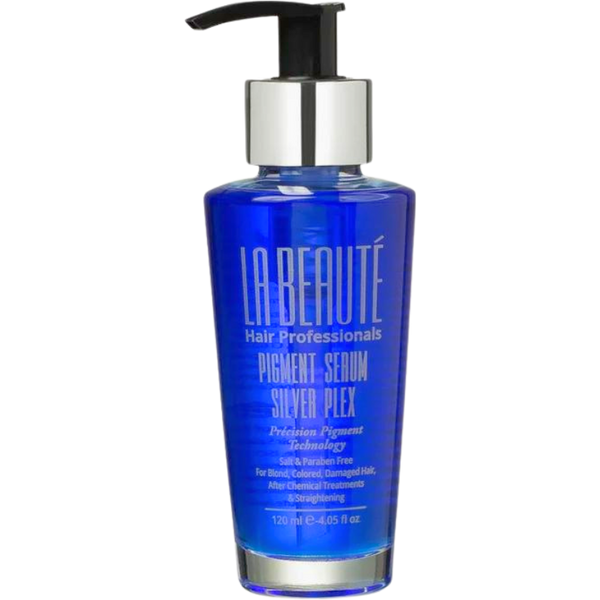 סרום לשיער - סרום פיגמנט סילבר LA BEAUTE לה בוטה 120 מ"ל מאת לה בוטה LA BEAUTE | | אידיאלית ל- לה בוטה סרום לשיער סרום לשיער בלונד גוונים ומובהר | מושלמת ל- {{ product_use_case }}