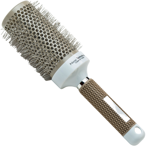 מברשת לשיער - מברשת פן מקצועית לשיער Nano Tehnology מאת 2Hair | 55 מ"מ | אידיאלית ל- מברשות שיער | מושלמת ל- {{ product_use_case }}