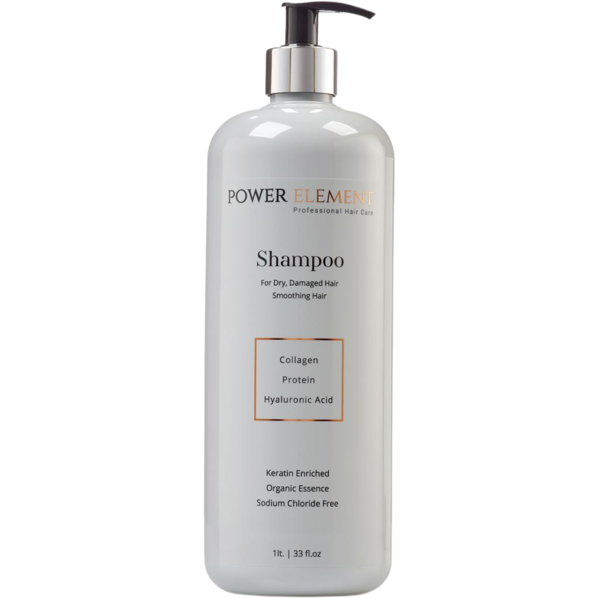 שמפו לשיער - שמפו לשיער יבש, פגום ולשיער שעבר החלקה POWER ELEMENT עשיר בקרטין 1 ליטר מאת פאוור אלמנט POWER ELEMENT | | אידיאלית ל- ללא מלחים פאוור אלמנט שמפו לשיער | מושלמת ל- {{ product_use_case }}