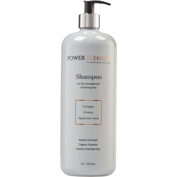 שמפו לשיער - שמפו לשיער יבש, פגום ולשיער שעבר החלקה POWER ELEMENT עשיר בקרטין 1 ליטר מאת פאוור אלמנט POWER ELEMENT | | אידיאלית ל- ללא מלחים פאוור אלמנט שמפו לשיער | מושלמת ל- {{ product_use_case }}