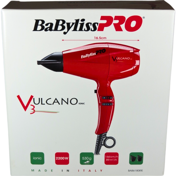 מכשירים חשמליים - מייבש שיער מקצועי VULCANO 3 בייביליס פרו מאת בייביליס BABYLISS | | אידיאלית ל- בייביליס מייבשי שיער | מושלמת ל- {{ product_use_case }}