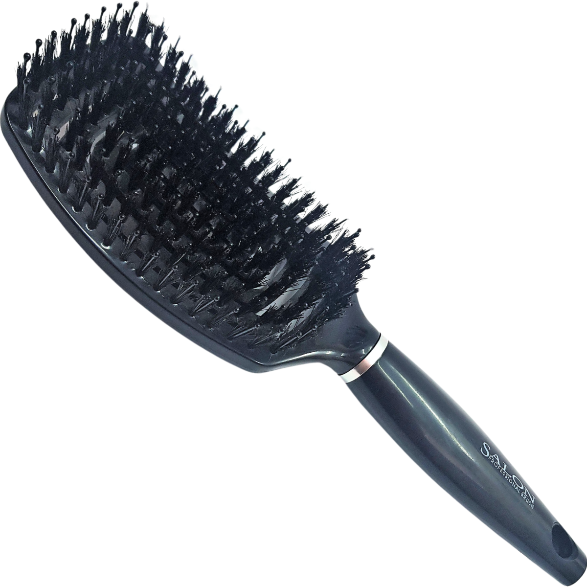 מברשת לשיער - מברשת עיגולים קוצים+שיער טבעי מאת וולדן Welldan | | אידיאלית ל- וולדן מברשות להברשה | מושלמת ל- {{ product_use_case }}