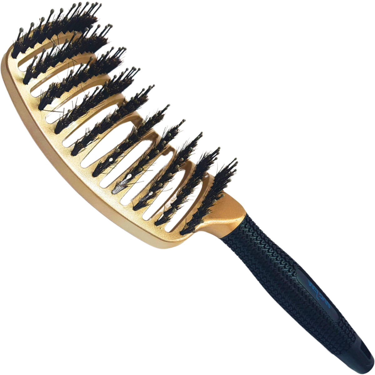 מברשת לשיער - מברשת כף יד - ניילון עם שיער מאת וולדן Welldan | | אידיאלית ל- וולדן מברשות להברשה | מושלמת ל- {{ product_use_case }}