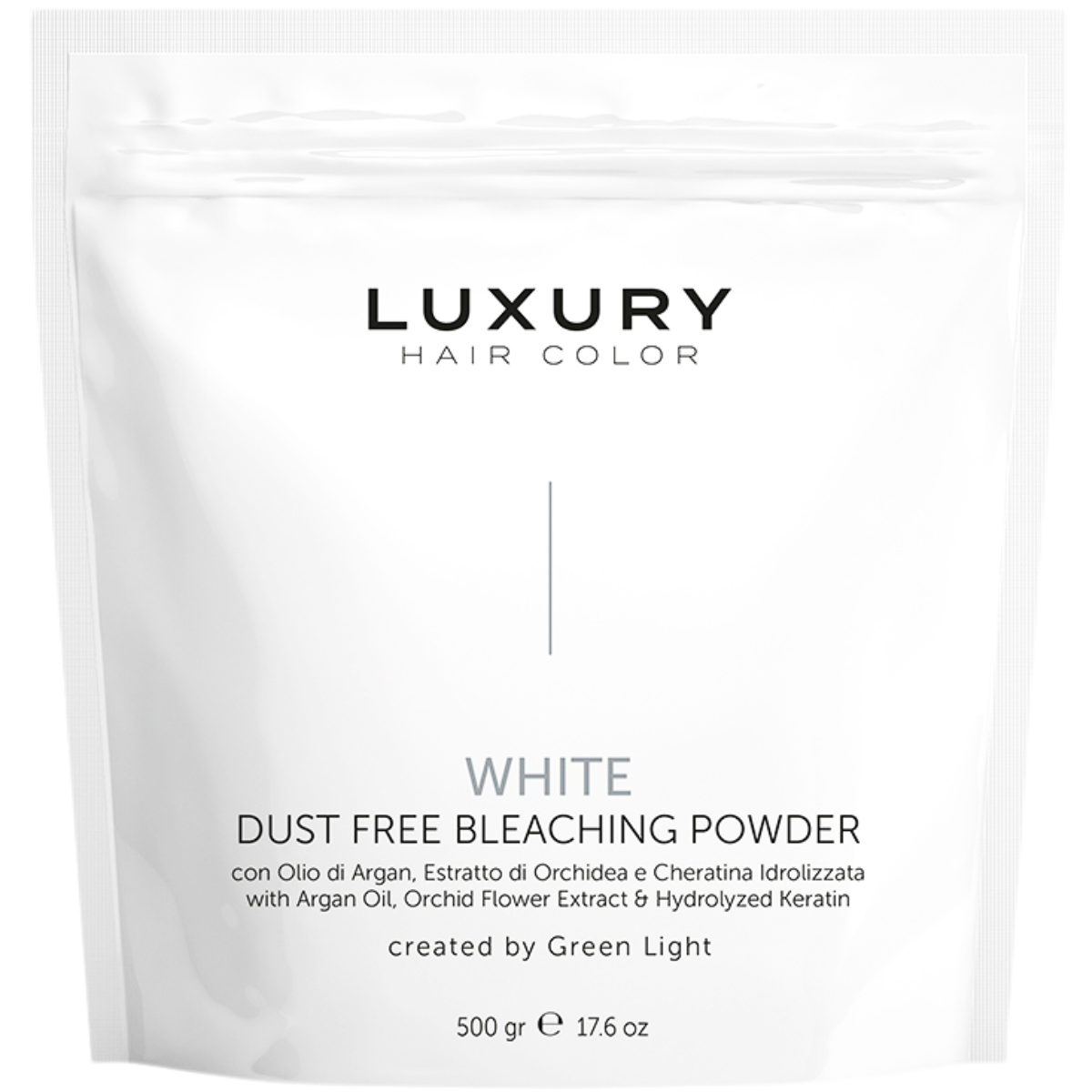 אבקת הבהרה לשיער - LUXURY אבקת הבהרה לבנה 500 מ"ל מאת לקשרי LUXURY | | אידיאלית ל- אבקת הבהרה לשיער לקשרי מוצרים לספר צביעה לבלונד | מושלמת ל- {{ product_use_case }}