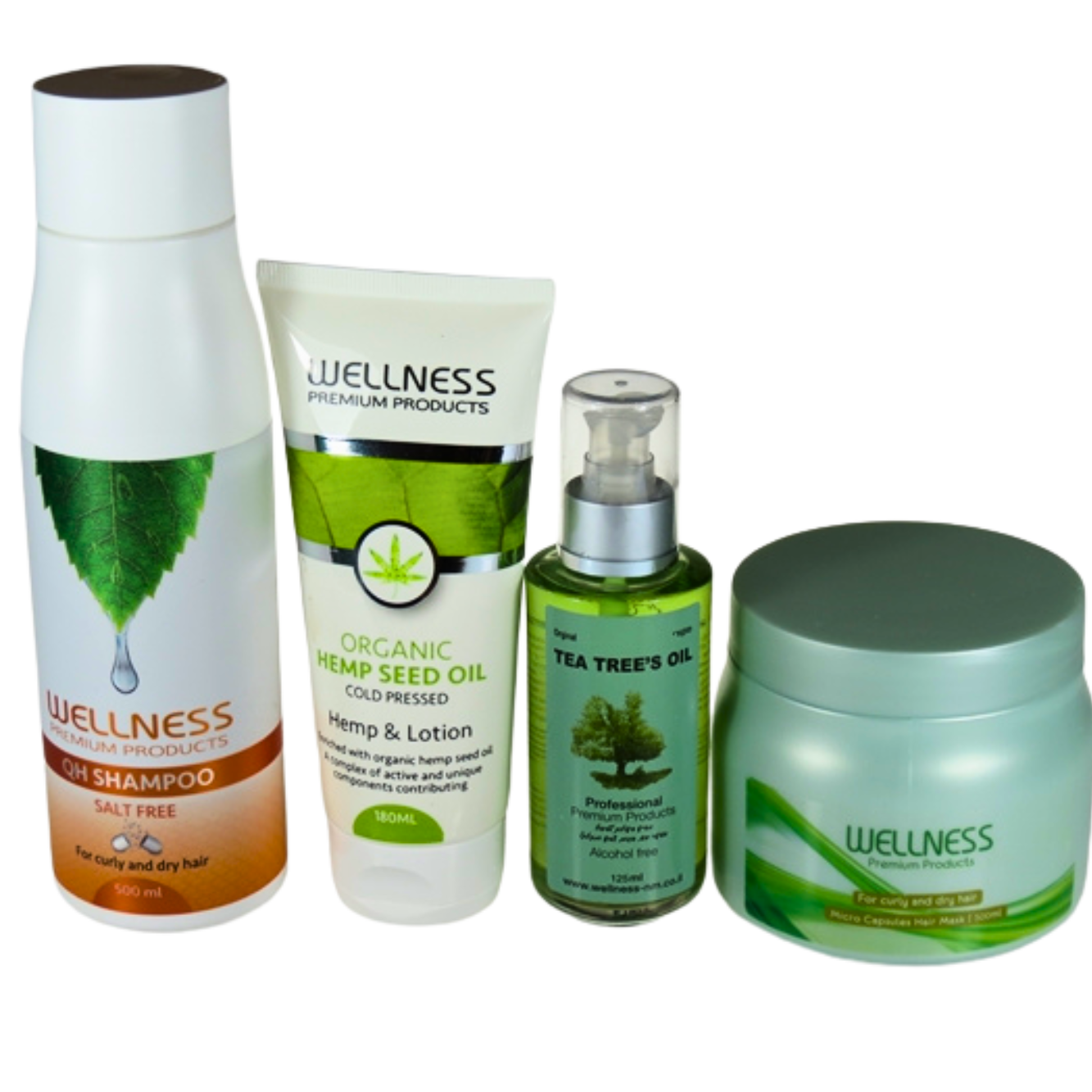מארזי שי - ערכת טיפוח לשיער WELLNESS שמפו, מסכה, שמן עץ התה וקרם גוף וולנס מאת וולנס WELLNESS | | אידיאלית ל- וולנס מארזי שי | מושלמת ל- {{ product_use_case }}