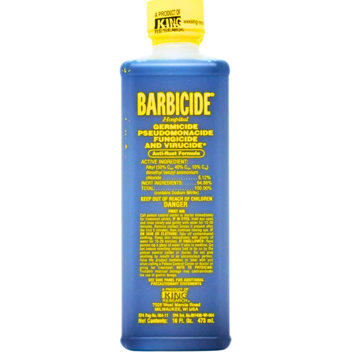 חומר חיטוי - חומר חיטוי ברביסייד קטן- 0.5 ליטר מאת ברביסייד BARBICIDE | | אידיאלית ל- ברביסייד וולדן חומר חיטוי וניקוי | מושלמת ל- {{ product_use_case }}