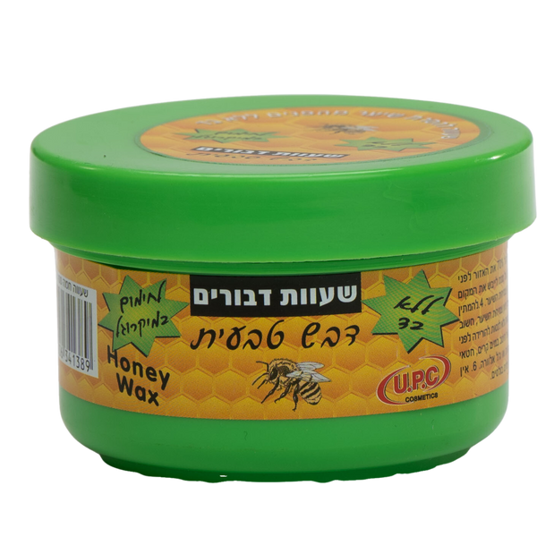 שעווה להסרת שיער - שעווה ללא בד 100 גרם להסרת שיער מהפנים מאת יו פי סי | טבעית | אידיאלית ל- שעווה | מושלמת ל- {{ product_use_case }}