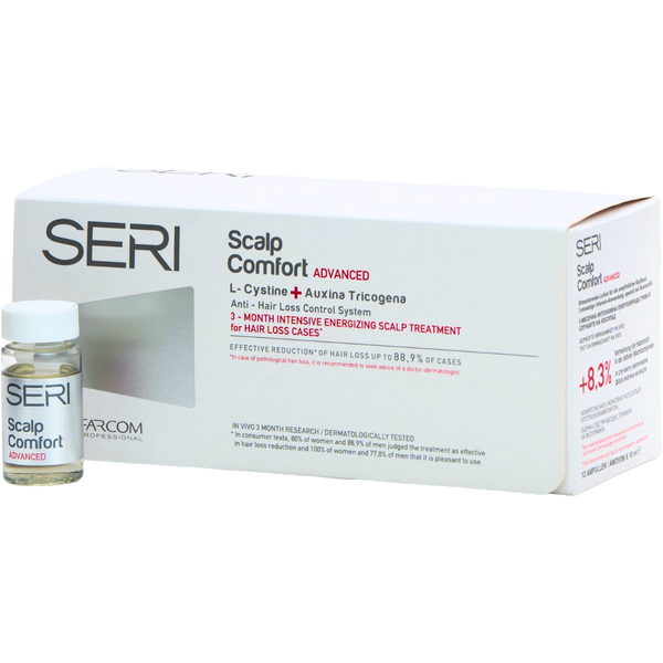 אמפולה לשיער - סרי אמפולות נגד נשירה פרקום 12*10 מ"ל מאת פרקום FARCOM | | אידיאלית ל- אמפולות לשיער אמפולות נגד נשירה פרקום | מושלמת ל- {{ product_use_case }}