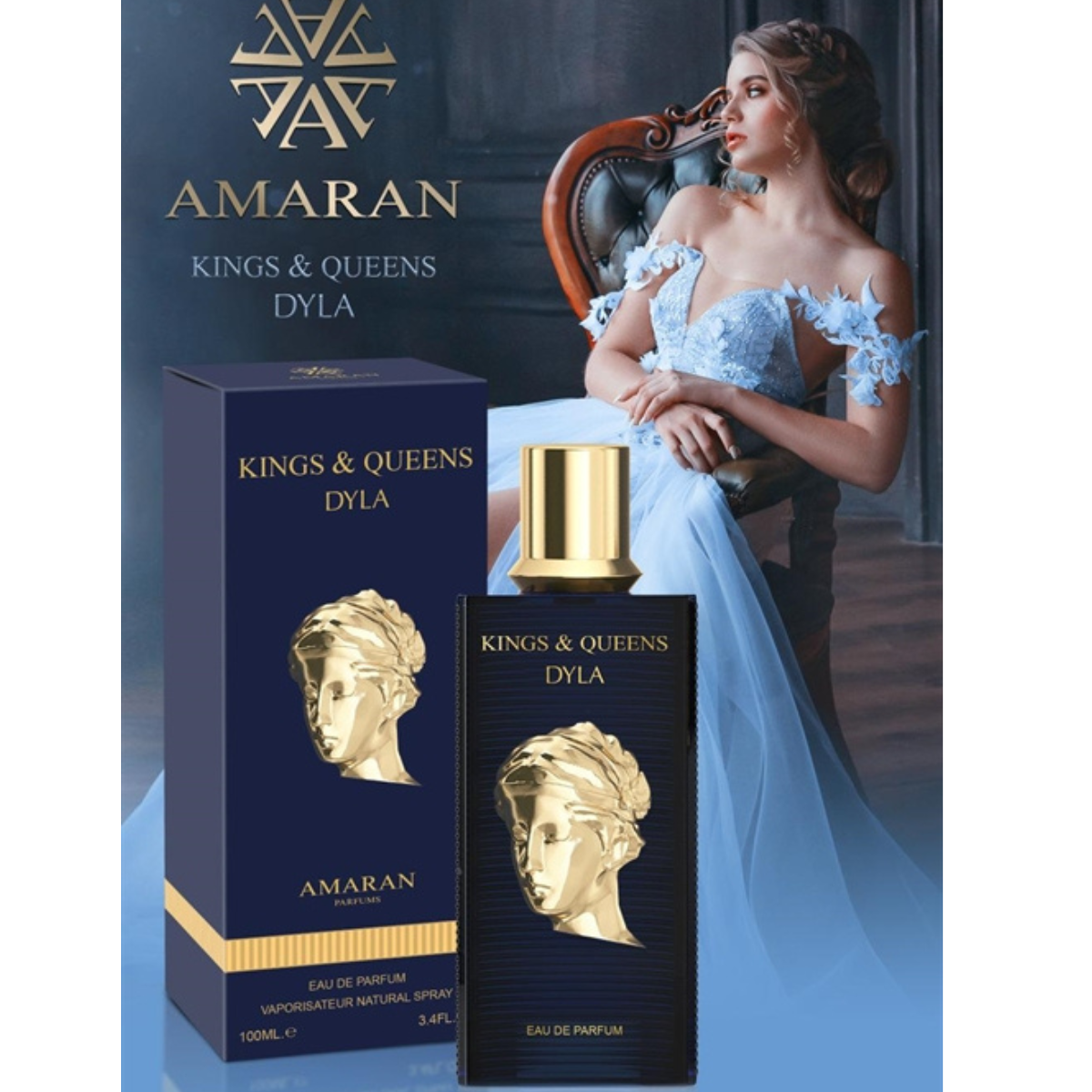 בושם לגוף - AMARAN DYLA בושם יוניסקס לאישה ולגבר קולקציית הבשמים מדובאי 100 מ"ל מאת דובאי DUBAI | | אידיאלית ל- בשמים בשמים לגבר דובאי | מושלמת ל- {{ product_use_case }}