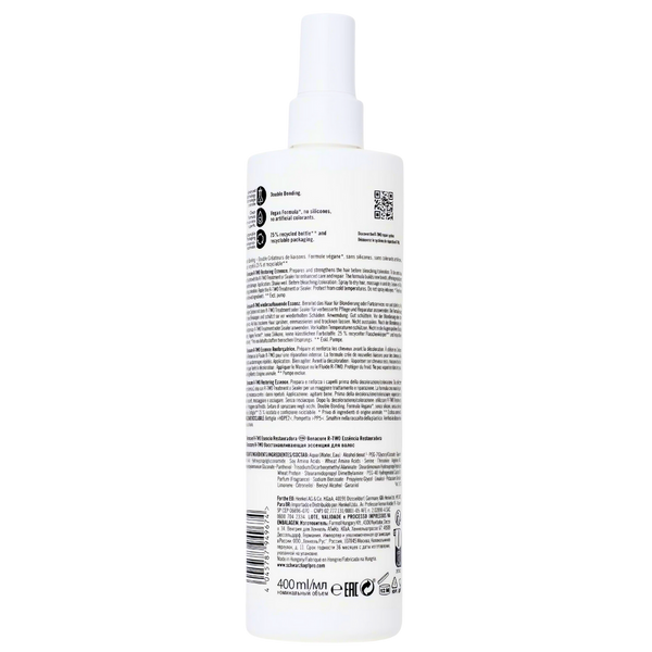 תכשיר לשיקום השיער - שיקום לפני צביעה \הבהרה RESTORING ESSENCE שוורצקופף 400 מ"ל מאת שוורצקופף SCHWARZKOPF | | אידיאלית ל- שוורצקופף שיקום שיער | מושלמת ל- {{ product_use_case }}