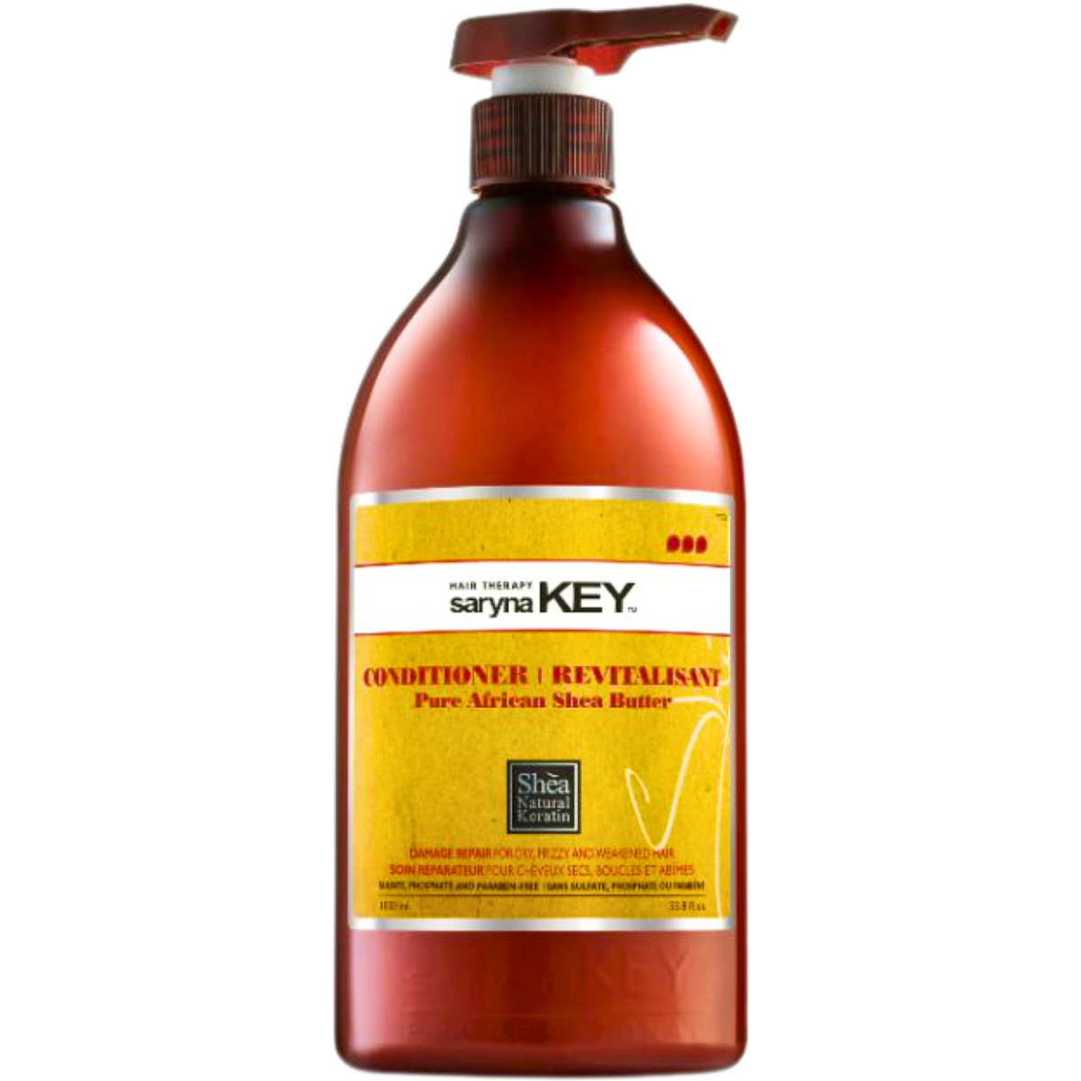 מרכך לשיער - קונדישינר חמאת שיאה לשיער יבש, פגום או מוחלק SARYNA KEY סרינה קיי 1000 מ"ל מאת סרינה קיי SARYNA KEY | | אידיאלית ל- ללא מלחים מרכך לשיער סרינה קיי | מושלמת ל- {{ product_use_case }}