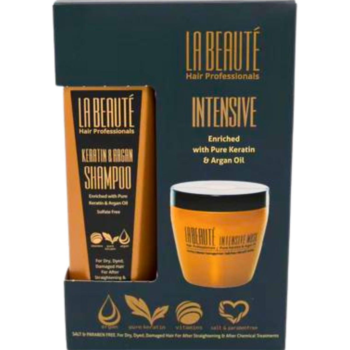 מארזי שי - מארז LA BEAUTE שמפו +מסכה לשיער יבש ופגום ולשיער שעבר החלקה וטיפולים כימיים לה בוטה מאת לה בוטה LA BEAUTE | | אידיאלית ל- לה בוטה מארזי שי | מושלמת ל- {{ product_use_case }}
