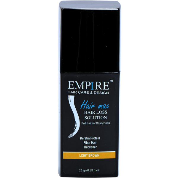 סיבי שיער - סיבי שיער הייר מקס אמפייר חום בהיר 25 גרם מאת קיון KEUNE | | אידיאלית ל- סיבי שיער קיון | מושלמת ל- {{ product_use_case }}