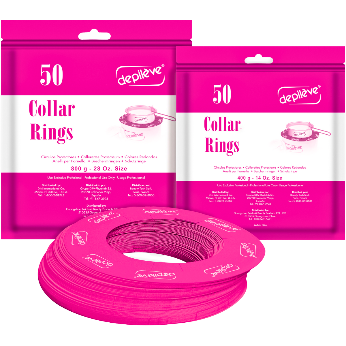 שעווה להסרת שיער - מגן טבעת למחמם שעווה 50 יח` דפילב מאת דפילב DEPILEVE | | אידיאלית ל- דפילב מוצרים נילווים לשעווה | מושלמת ל- {{ product_use_case }}