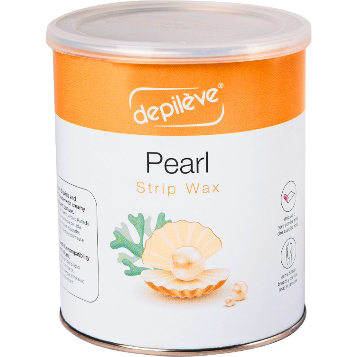 שעווה להסרת שיער - שעוות בדים פנינה 800 גרם דפילב מאת דפילב DEPILEVE | | אידיאלית ל- דפילב שעווה | מושלמת ל- {{ product_use_case }}