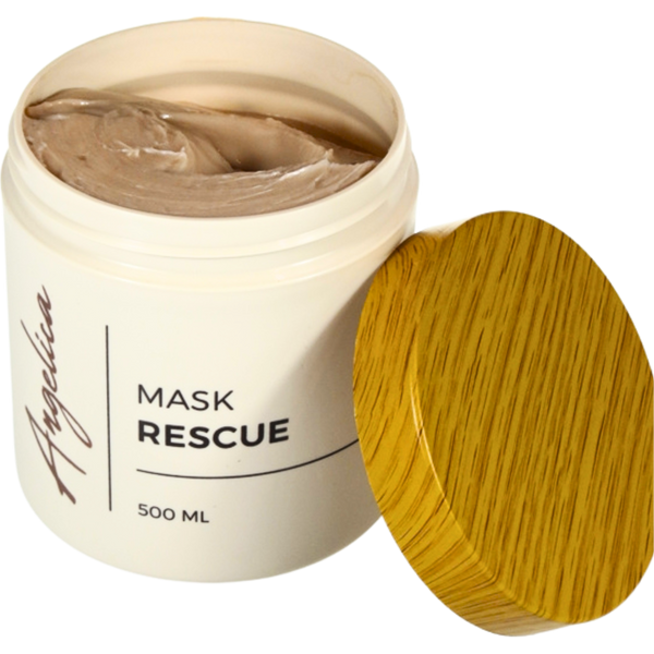 מסכה לשיער - מסכת רסקיו RESCUE מסכה ייחודית לשיער עבה\מקורזל ויבש מאוד אנג`ליקה 500 מ"ל מאת אנג'ליקה ANGELICA | | אידיאלית ל- אנגליקה מסכה לשיער | מושלמת ל- {{ product_use_case }}