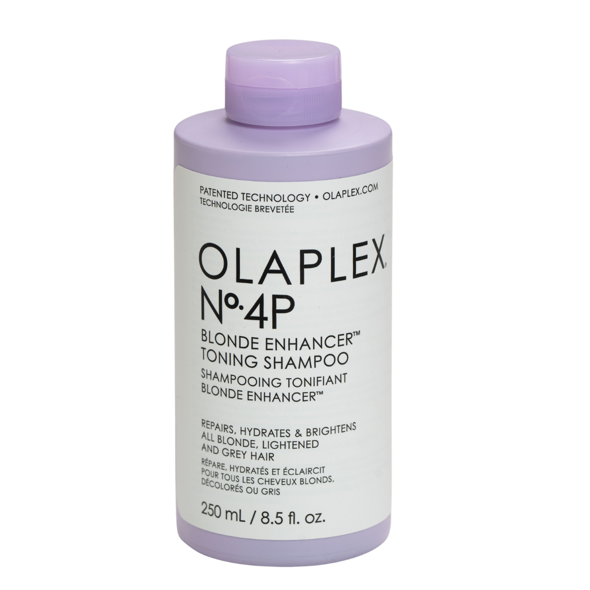 שמפו לשיער - שמפו ללא מלחים OLAPLEX NO 4P אולפלקס להעצמת הגוון והברק לשיער בלונדיני ולשיער שיבה 250 מ"ל מאת אולפלקס OLAPLEX | | אידיאלית ל- אולפלקס שמפו לשיער | מושלמת ל- {{ product_use_case }}