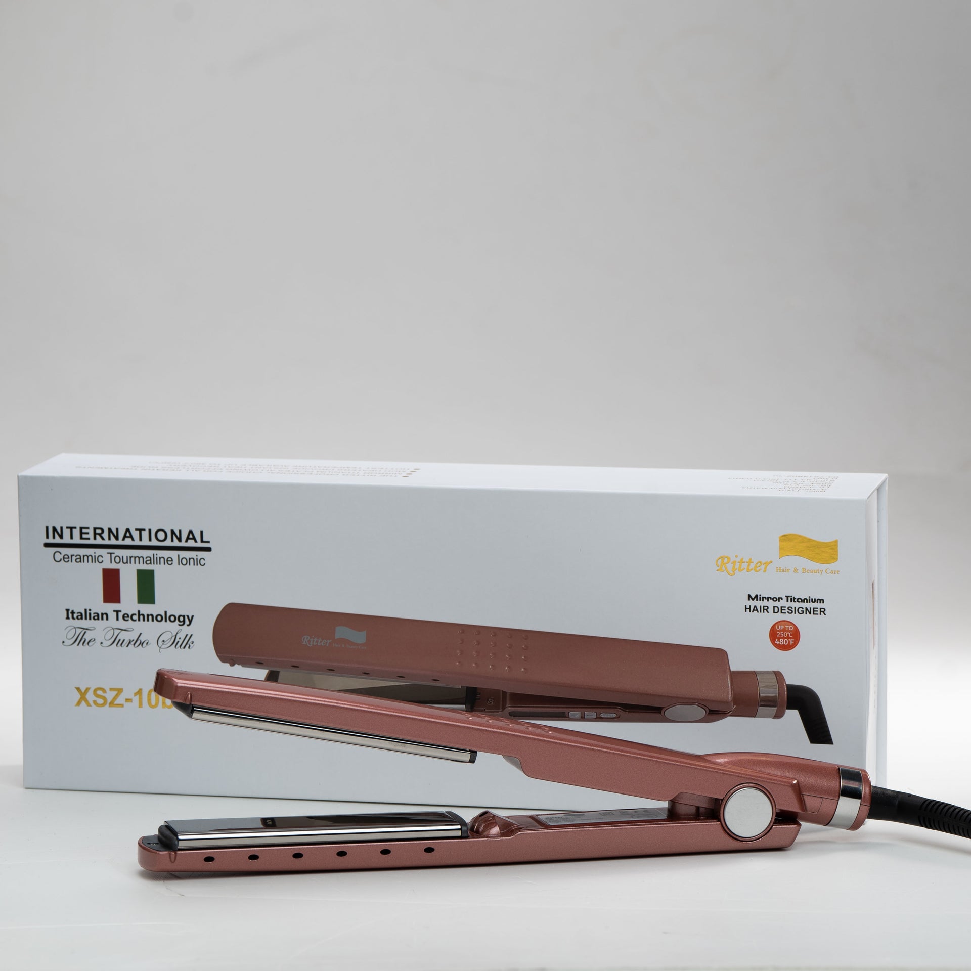 מכשירים חשמליים - מחליק טיטניום מקצועי RITTER XSZ-10b ריטר מאת ריטר RITTER | | אידיאלית ל- מחליקי שיער ריטר | מושלמת ל- {{ product_use_case }}