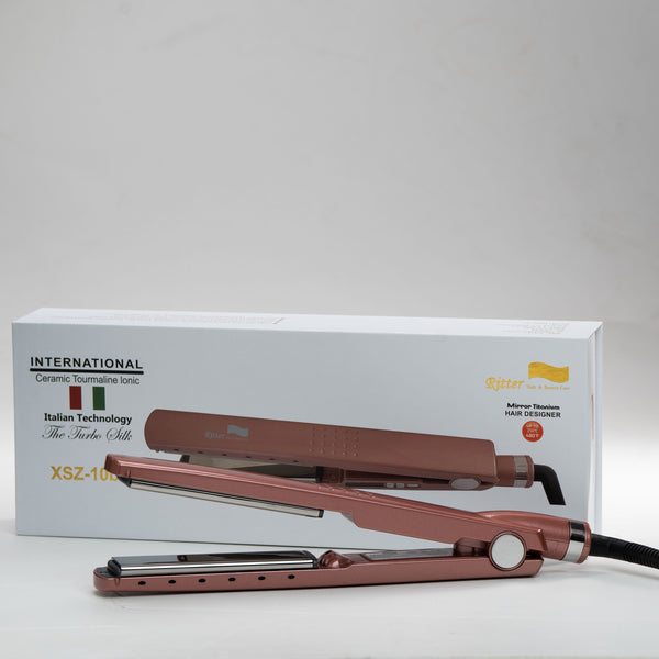 מכשירים חשמליים - מחליק טיטניום מקצועי RITTER XSZ-10b ריטר מאת ריטר RITTER | | אידיאלית ל- מחליקי שיער ריטר | מושלמת ל- {{ product_use_case }}